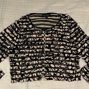 Connected apparel cardigan